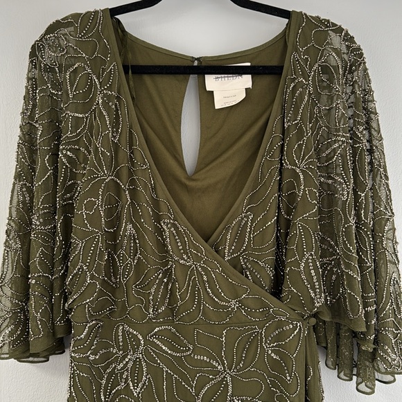 Anthropologie BHLDN Hannon Dress beaded size 10 - Picture 8 of 15